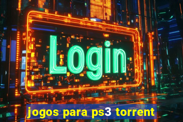 jogos para ps3 torrent